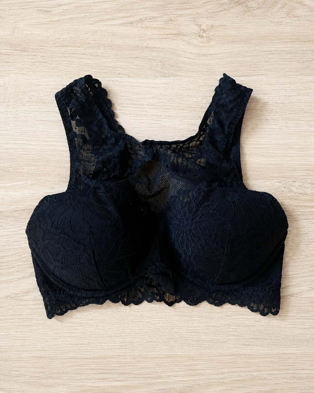 Victoria's Secret PINK High-Neck Lace Push-Up Bralette